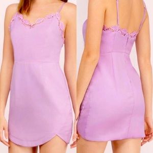 Chic Lavender Summer Dress